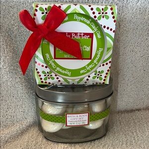 Peppermint Candy Cane Gift Set - Red and Green